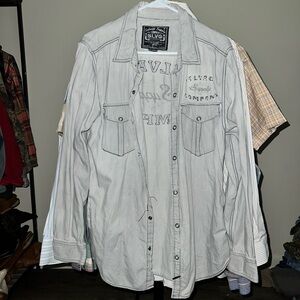 Salvage Supply Company Light Gray Shirt Size XL